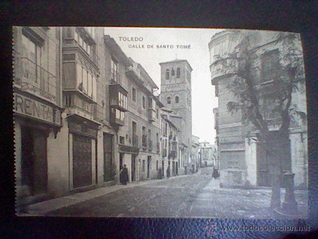 Postcards: Calle Santo Tome Toledo Hauser y Menet sin circular sin numero*B1