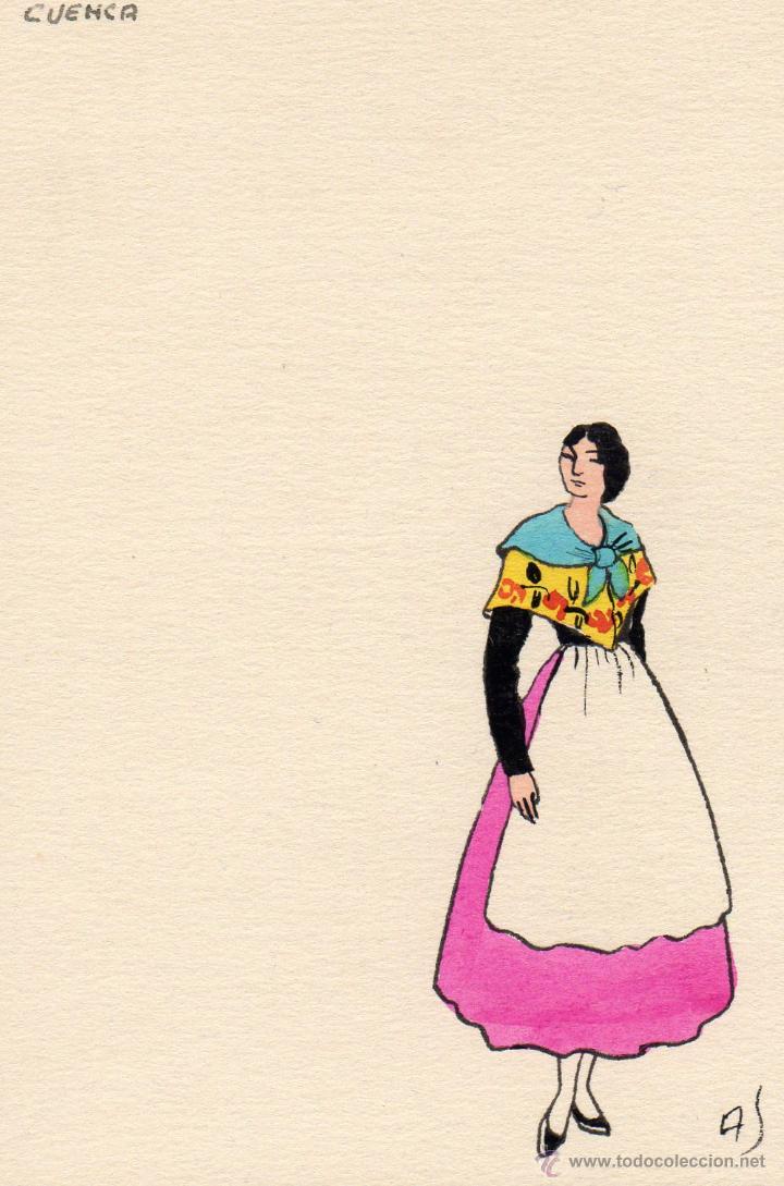 Cartoline: traje regional. as