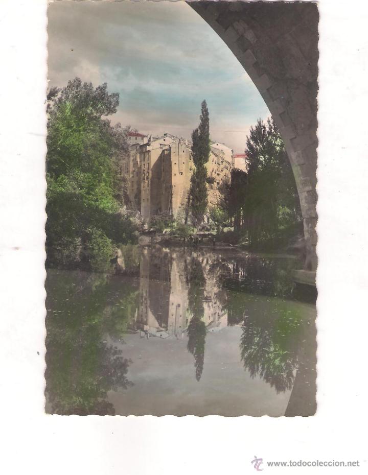 Postales: POSTAL DE CUENCA REFLEJOS EN EL JUCAR . - Foto 1