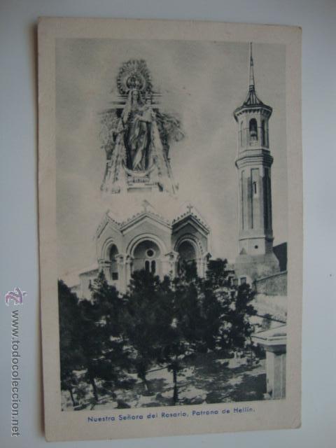 Postcards: POSTAL NUESTRA SE&Ntilde;ORA DEL ROSARIO PATRONA DE HELLIN, F. MESAS. LOTCRE250