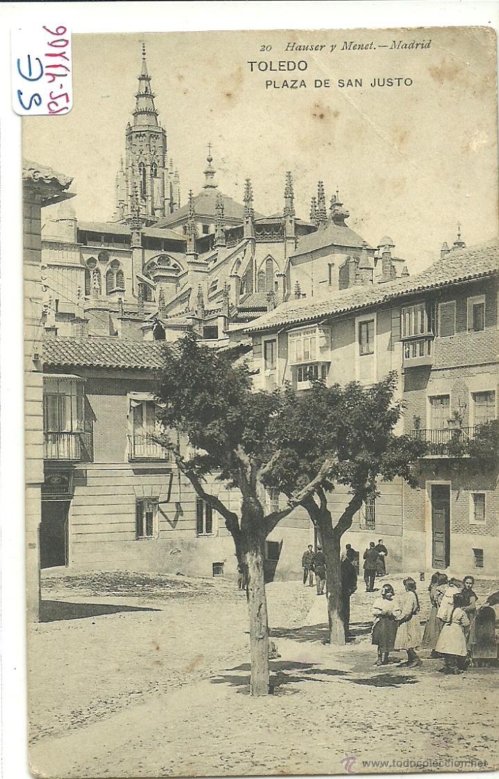 Postcards: (PS-41106)POSTAL DE TOLEDO-PLAZA DE SAN JUSTO