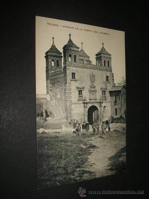 Postales: TOLEDO INTERIOR DE LA PUERTA DEL CAMBRON - Foto 1