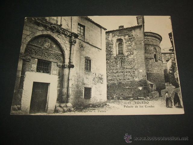 Postales: TOLEDO PALACIO DE LOS CONDES - Foto 1