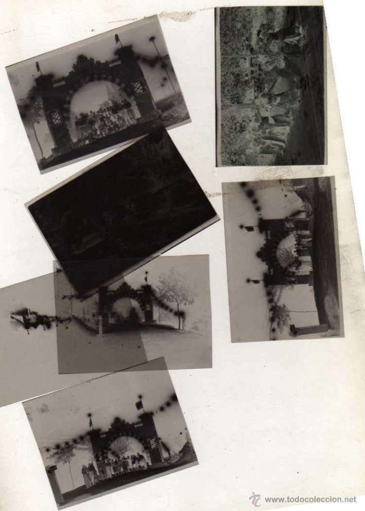 Postkarten: Lote de negativos en celuloide de Entrepe&ntilde;as. Fiestas de 1953 Arco