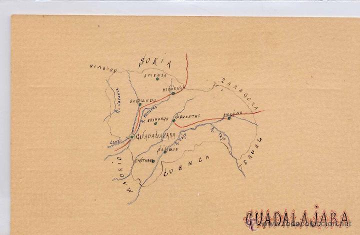 Postkarten: GUADALAJARA.- PINTADA A MANO