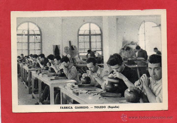 Postkarten: fabrica garrido. 6 damasquinando oro y plata