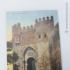 Postales: POSTAL TOLEDO PUERTA DEL SOL SELLO RARO 1943