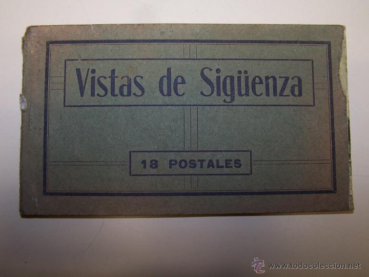 Postales: Album de 18 Postales. Vistas de Sig&uuml;enza. Edici&oacute;n de Pascual Box. A&ntilde;os 1930