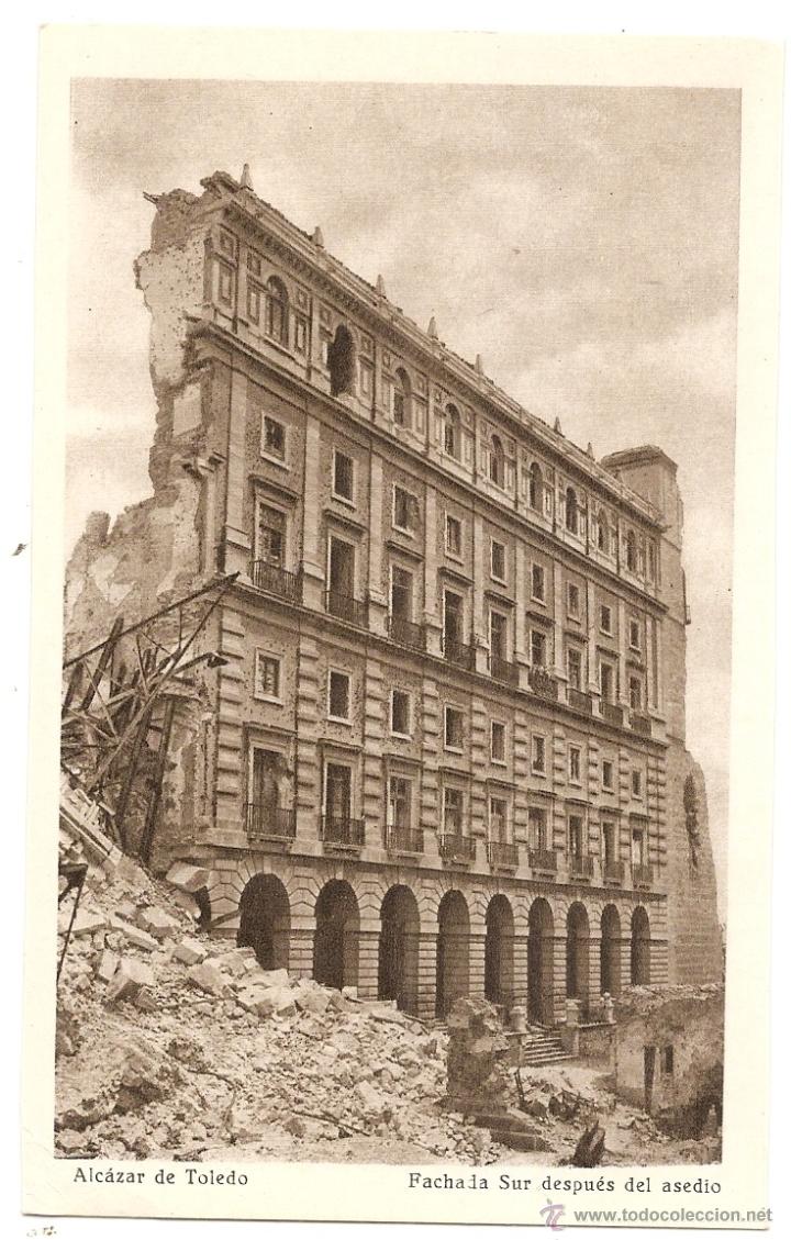 Postales: Alc&aacute;zar de Toledo