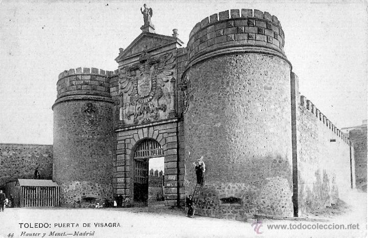 Postales: TOLEDO - PUERTA DE VISAGRA - Foto 1