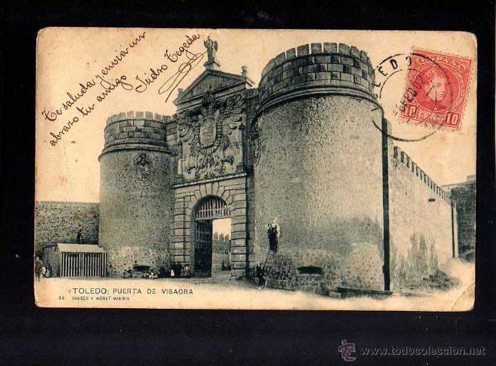 Postales: Toledo. Puerta de Visagra. - Foto 1