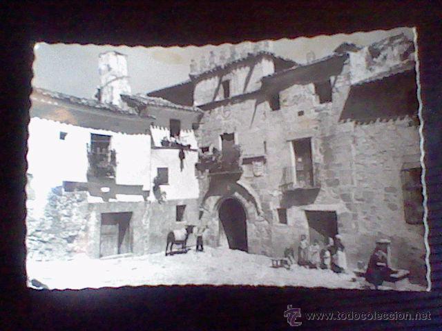 Postcards: casa se&ntilde;orial Nu&ntilde;ez Arce  circulada Matasellos Siguenza animada manchas amarillas ver fotos *B35