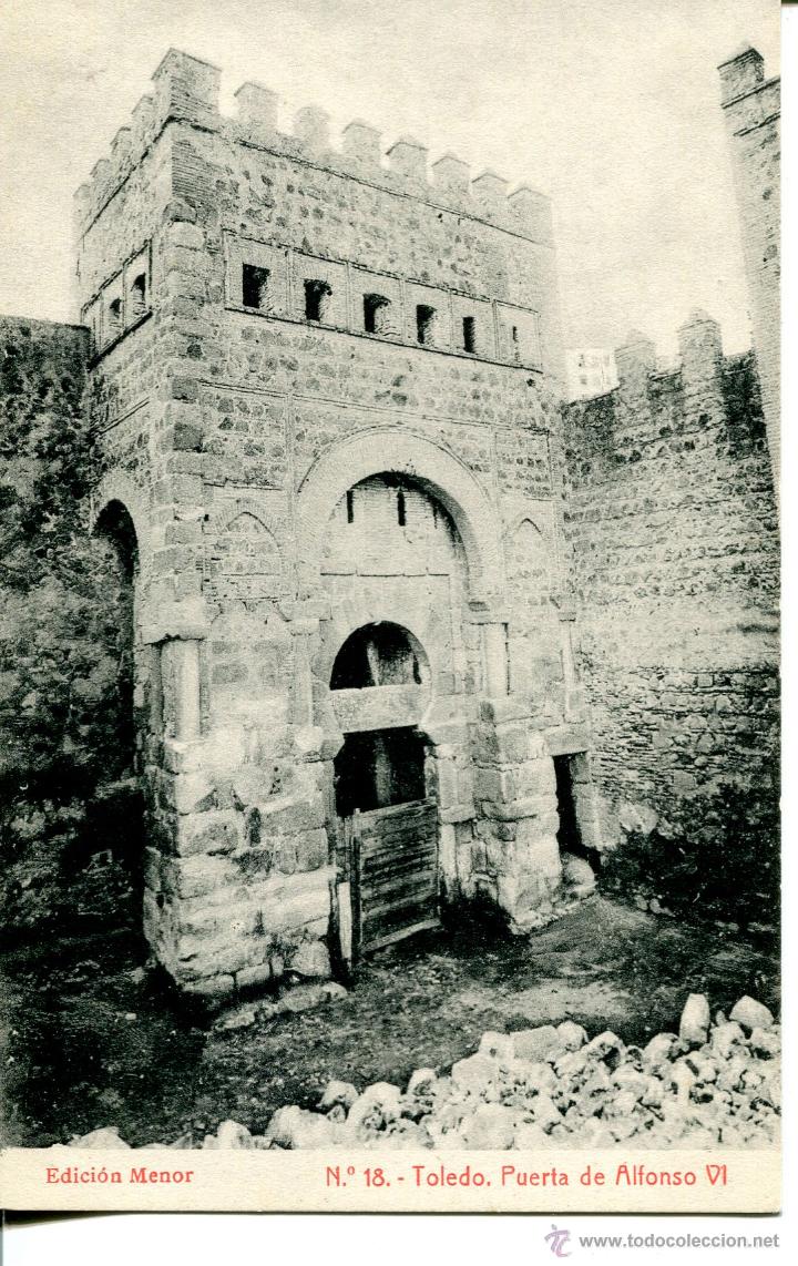 Postales: TOLEDO-PUERTA DE ALFONSO VI - Foto 1