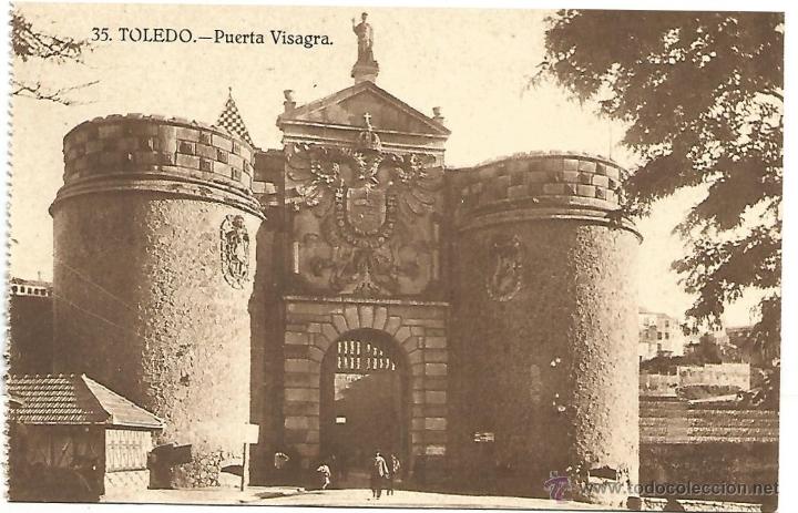 Postales: Postal de Toledo.- Puerta Visagra