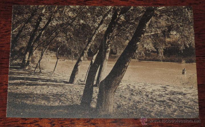 Postales: POSTAL GUADALAJARA. SALTO DE BOLARQUE. ORILLA DEL GUADIELA. NO CIRCULADA.