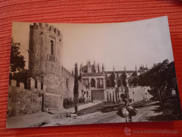 Postcards: ANTIGUA POSTAL CASTILLO VISIGODO Y SAN JUAN REYES.TOLEDO.ARRIBAS.1962