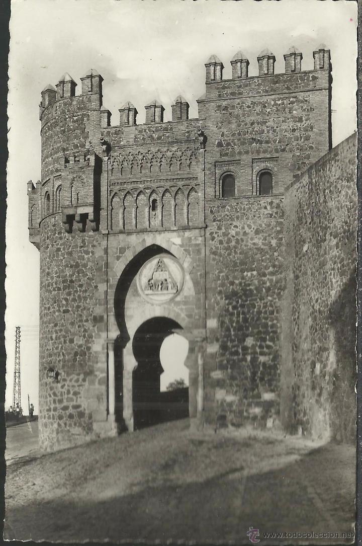Postales: TOLEDO PUERTA DEL SOL ESCRITA - Foto 1
