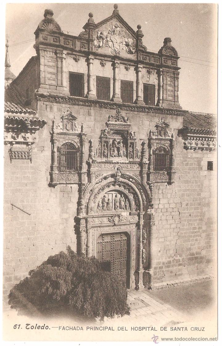 Postkarten: Toledo Fachada principal del Hospital de Santa Cruz