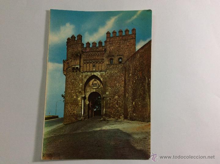 Postales: Toledo puerta del sol   circulada - Foto 1