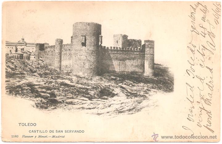 Postkarten: Toledo Castillo de San Servando 1905