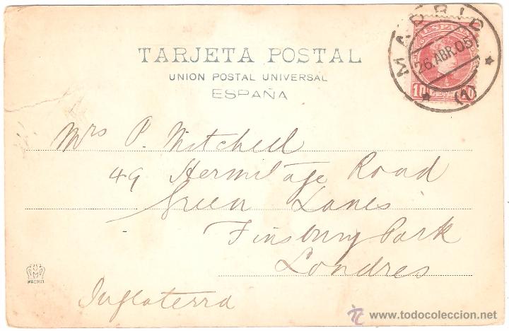 Postales: Toledo Castillo de San Servando 1905 - Foto 2