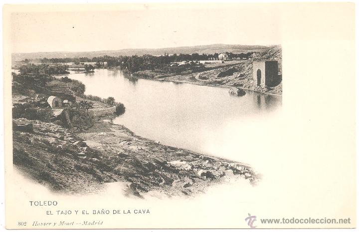 Postais: Toledo El Tajo y el Ba&ntilde;o de la Cava