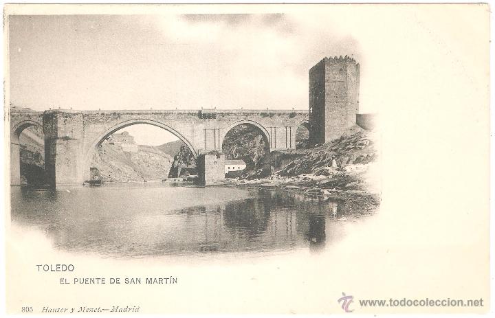 Postais: Toledo El Puente de San Mart&iacute;n