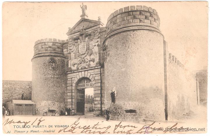 Postkarten: Toledo Puerta de Visagra 1905