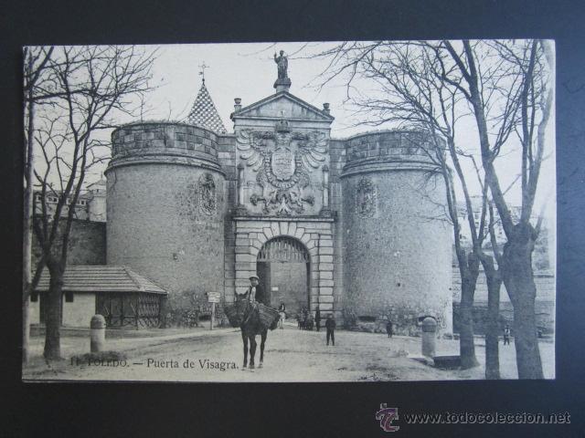 Postales: POSTAL TOLEDO. PUERTA DE VISAGRA. - Foto 1