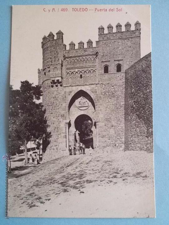 Postais: ANTIGUA POSTAL DE TOLEDO.PUERTA DEL SOL