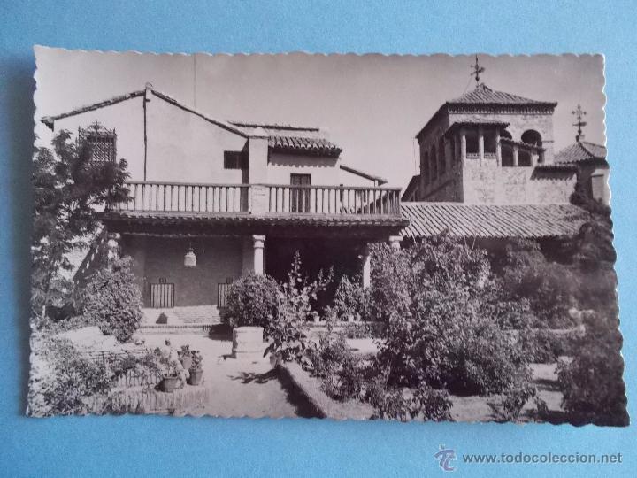 Postais: ANTIGUA POSTAL DE TOLEDO.JARDIN DE LA CASA DEL GRECO