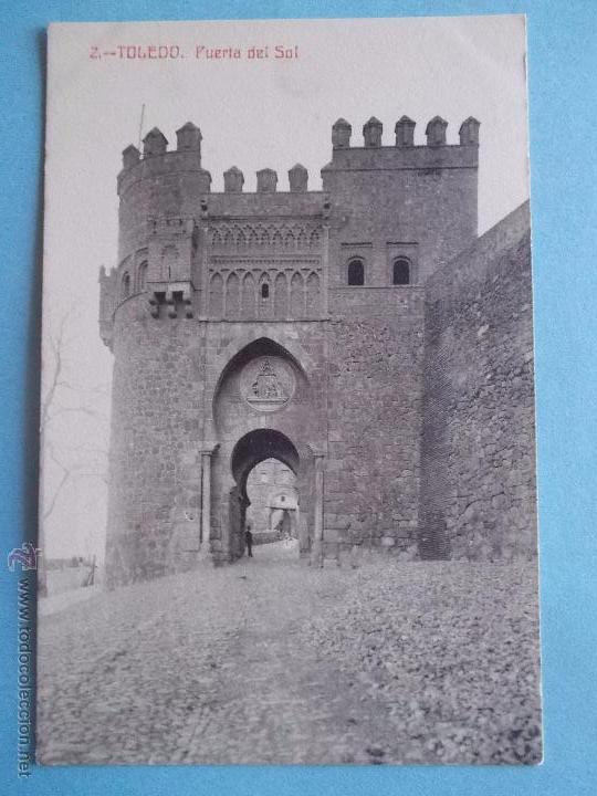 Postais: ANTIGUA POSTAL DE TOLEDO.PUERTA DEL SOL