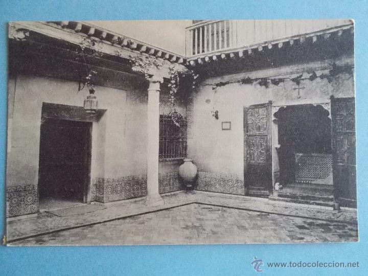 Postais: ANTIGUA POSTAL DE TOLEDO.CASA DEL GRECO.PATIO