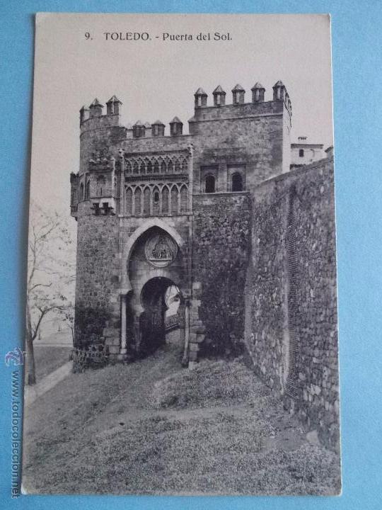 Postais: ANTIGUA POSTAL DE TOLEDO.PUERTA DEL SOL