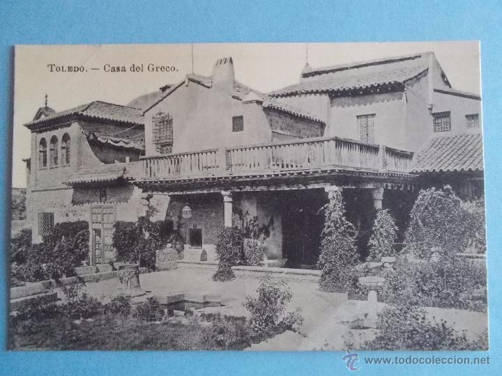 Postales: ANTIGUA POSTAL DE TOLEDO.CASA DEL GRECO - Foto 1