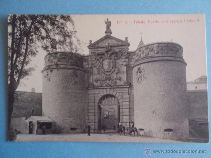 Postais: ANTIGUA POSTAL DE TOLEDO.PUERTA DE VISAGRA