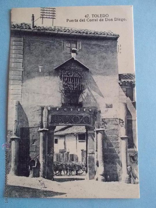 Postais: ANTIGUA POSTAL DE TOLEDO.PUERTA DEL CORRAL DE DON DIEGO.GRAFOS