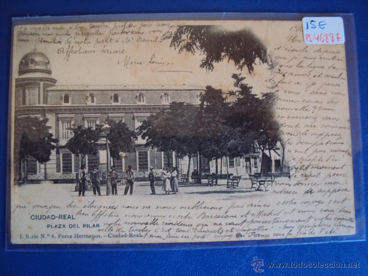 Postales: (PS-46887)POSTAL DE CIUDAD REAL-PLAZA DEL PILAR