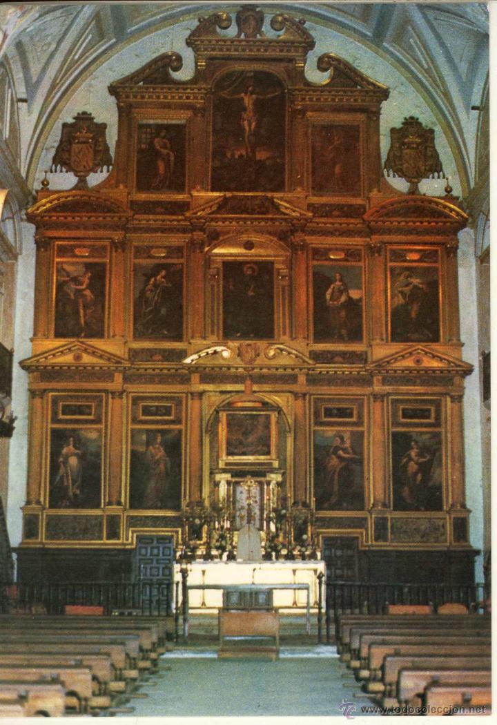 Postales: MAGNIFICA POSTAL COLEGIATA-ALTAR MAYOR PASTRANA