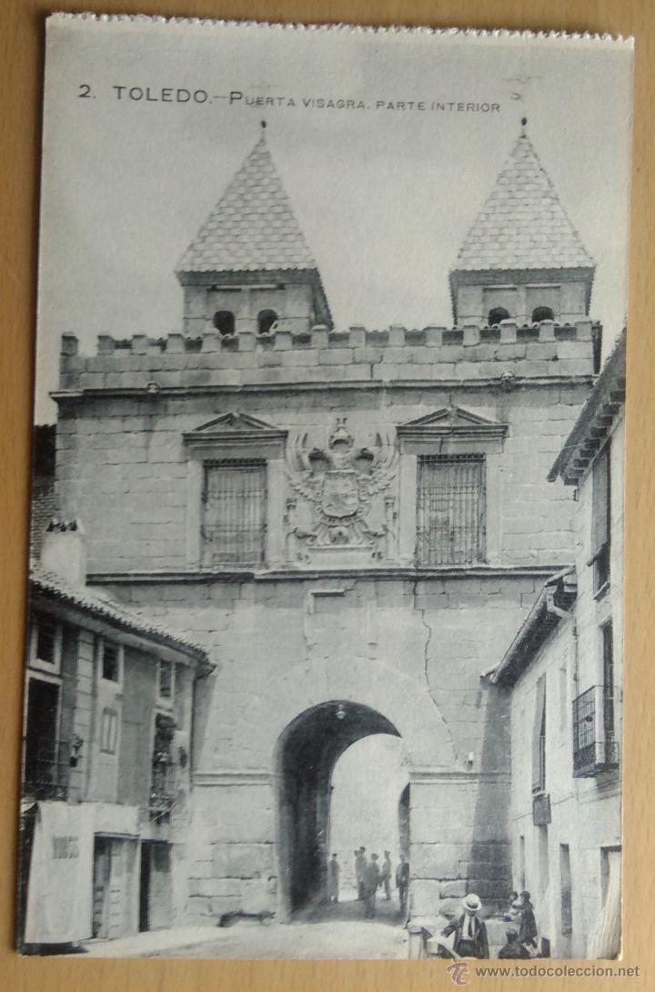 Postales: TOLEDO - PUERTA VISAGRA - Foto 1