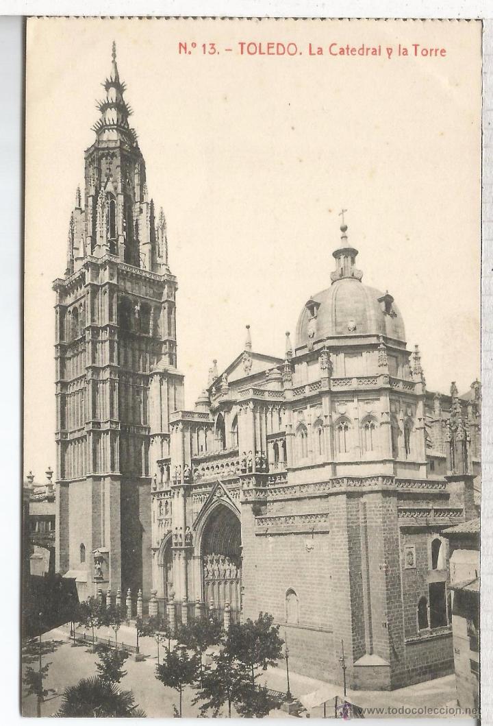 Postales: TOLEDO CATEDRAL SIN ESCRIBIR - Foto 1