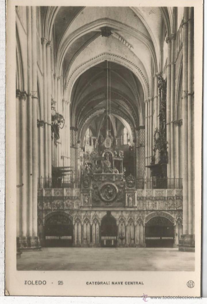 Postales: TOLEDO CATEDRAL SIN ESCRIBIR - Foto 1
