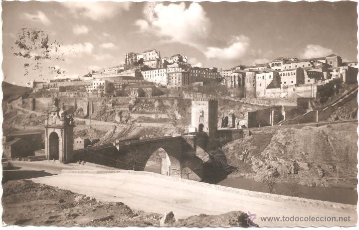 Postkarten: TOLEDO PUENTE DE ALC&Aacute;NTARA 1958