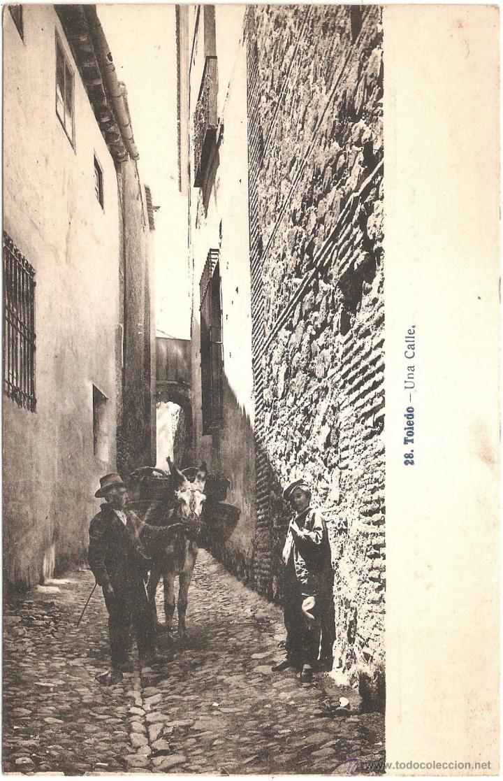 Postales: Toledo Una calle