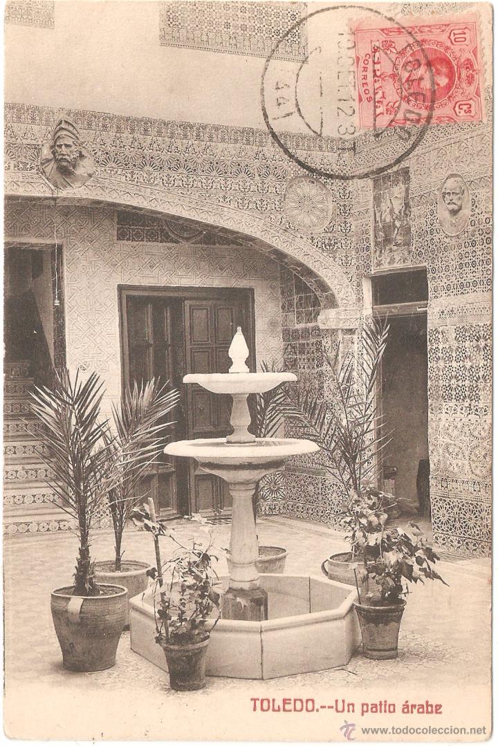 Postales: TOLEDO UN PATIO &Aacute;RABE 1912