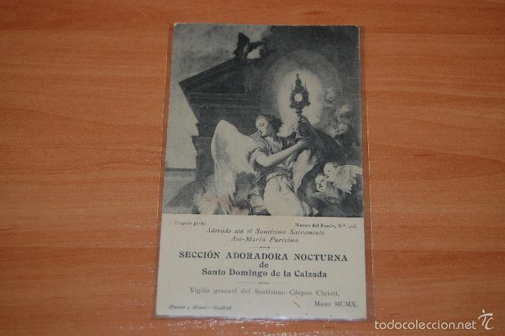 Postkarten: ANTIGUA POSTAL SECCION ADORADORA NOCTURNA SANTO DOMINGO DE LA CALZADA HAUSER Y MENET