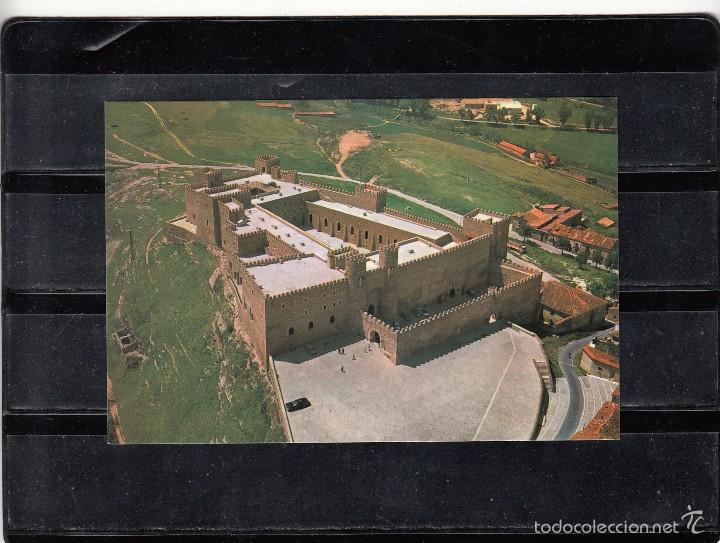 Postais: 34.- SIGUENZA. CASTILLO. VISTA A&Eacute;REA