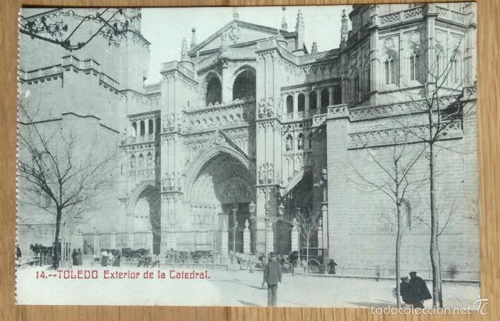 Postales: TOLEDO - EXTERIOR DE LA CATEDRAL - Foto 1