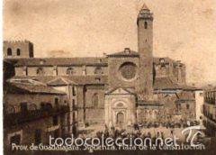 Postais: POSTAL ORIGINAL DECADA 1930, GUADALAJARA, PANTEON DE LA DUQUESA DE SEVILLANO. LEER Y VER.