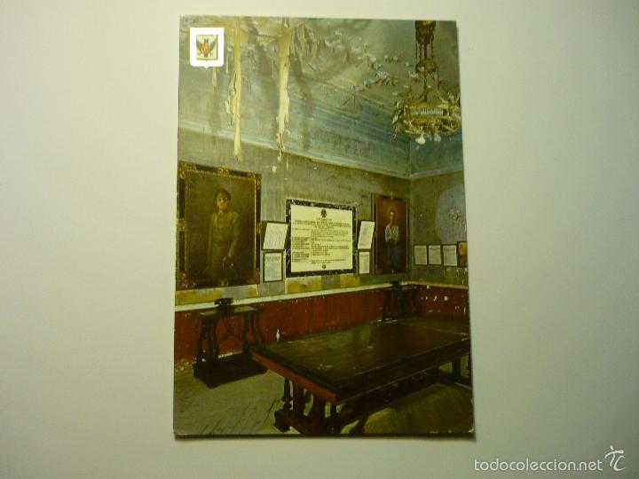 Postcards: postal el alcazar - despacho coronel moscardo -dorso datos historicos